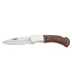 Herbertz 223412 Couteau, lame acier 420 à cran, manche 12 cm pacca marron