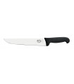 Victorinox 5.5203.18 Couteau de boucher, lame 18 cm inox, manche fibrox noir.