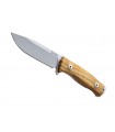 Lionsteel m5.ul Poignard M5, lame 11,5 cm acier Sleipner satiné, manche plaquettes olivier