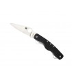 Spyderco c208gp Couteau Clipitool standard, lame acier 8Cr13MoV), manche 11 cm G10 noir, avec clip.