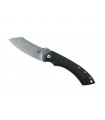 Fox Production fx.534 Couteau Pelican, lame acier N690Co finition « stonewashed », manche 12,5 cm G10 noir