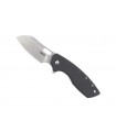 Crkt 5315g.cr Couteau pilar large, lame à trou acier 8Cr14MoV satiné avec « flipper » et cran intérieur, manche 10 cm G10 noir