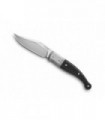 Lionsteel gt01.gbk Couteau  lame  acier Niolox satiné « slip joint » manche 11 cm   plaquettes G10, mitre titanium 6AL4V noir