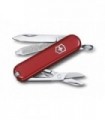 Victorinox 0.6223.g Couteau lame acier inox manche 5,8 cm Alox quadrillé rouge