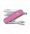 Victorinox 0.6223.51g Couteau lame acier inox manche 5,8 cm Alox quadrillé Rose