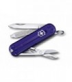 Victorinox 0.6223.t29g Couteau lame acier inox manche 5,8 cm Alox quadrillé Violet translucide