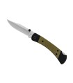 buck 7110.grs5 couteau lame 11 cm acier manche 13 cm vert/noir