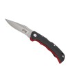 herbertz he.55008 couteau lame 10,5 cm acier manche 12 cm noir/rouge