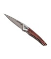 herbertz he.53001 couteau lame 8,5 cm acier damas manche 10,5 cm marron