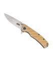 herbertz he.53019 couteau lame 8 cm acier 440 manche 10,5 cm doré