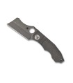 spyderco c260tip couteau lame 8 cm acier CPM-20CV manche 10 cm gris foncé