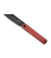 sencut sa08d couteau lame 9,5 cm acier 9Cr18MoV manche 11,5 cm rouge