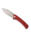 sencut sa05av1 couteau lame 10,5 cm acier 9Cr18MoV manche 12 cm rouge