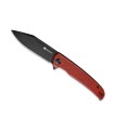 sencut sa12c couteau lame 8,5 cm acier d2 manche 11 cm rouge