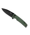 sencut s210072 couteau lame 8,5 cm acier 9Cr18MoV manche 11 cm vert