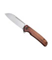 civivi c200223 couteau lame 8,5 cm acier 14c28n manche 11 cm bubinga