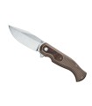 fox production fx.524tizw couteau lame 11,5 cm acier cpm-s90v manche 13 cm bronze