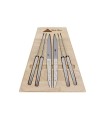 charles canon chc.t6h coffret de table acier 12c27 manche 23 cm nuancé