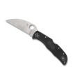 spyderco c243fpwcbk couteau lame 10,2 cm vg-10 manche 12 cm noir