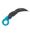 crkt 4041b.cr couteau lame 11 cm acier 1,4116 manche 12,5 cm bleu