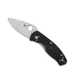 spyderco c136pbk couteau lame 8,2 cm acier 8Cr13MoV  manche 10,5 cm noir