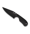 spyderco fb48pbbk couteau lame 7 cm  acier LC200N manche 7 cm noir