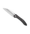 civivi c200041 couteau lame 8 cm acier 10cr15comov satiné manche 10,5 cm noir