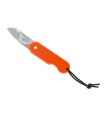 skult sk.os couteau lame 8 cm acier inox x46cr13 manche 10 cm orange