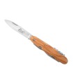 douris chastel dc846ol couteau lame 8 cm acier 12c27 manche 10 cm olivier