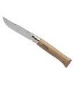 OPINEL 952.12 couteau n° 12VRI, lame inox, manche 16 cm hêtre, virole tournante.