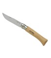 OPINEL 952.10 couteau n° 10VRI, lame inox, manche 13 cm hêtre, virole tournante.